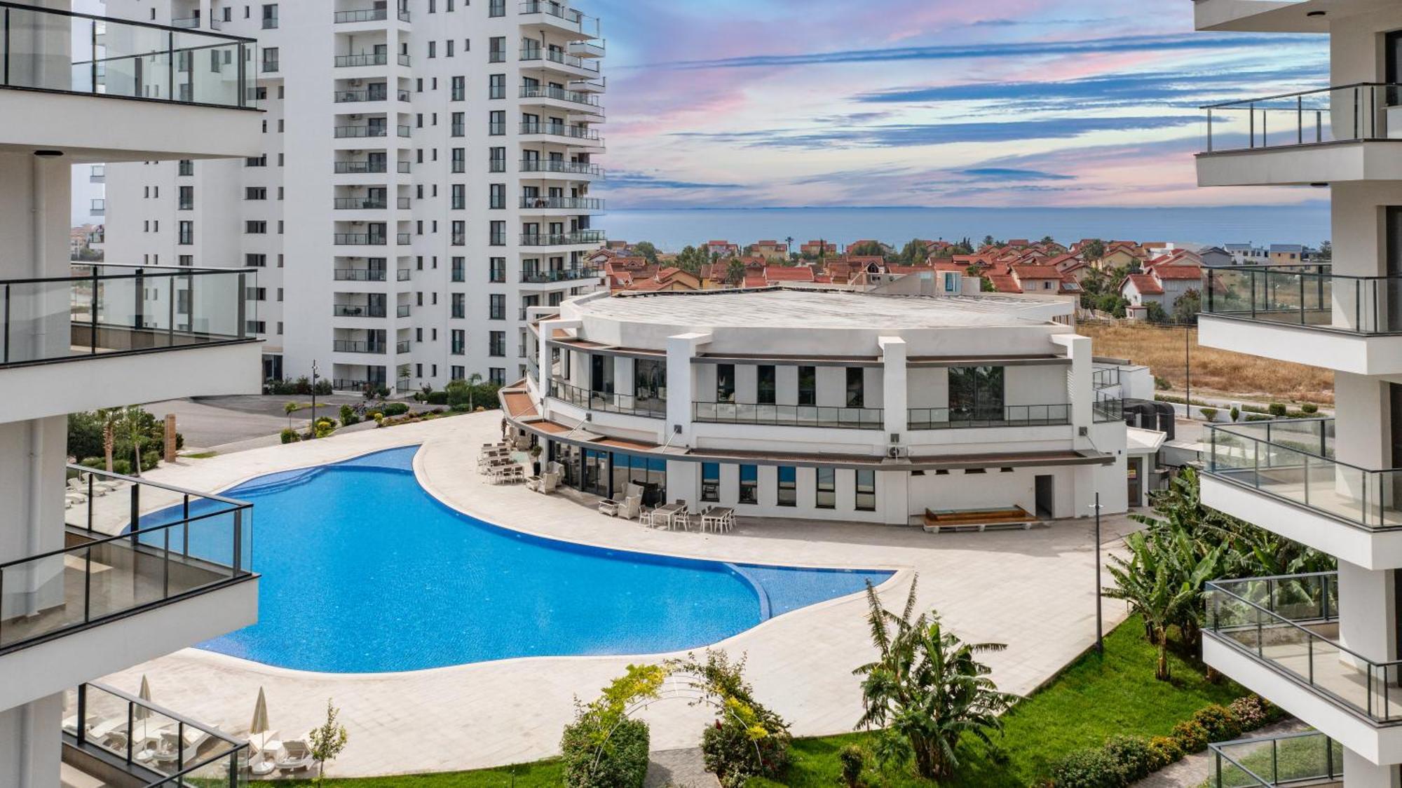 Terra Apartments In Caesar Blue Resort, Fixed Lunch Till 3Pm, Gym, Heated Pool, Sauna, Kids Club Rizokarpaso Esterno foto